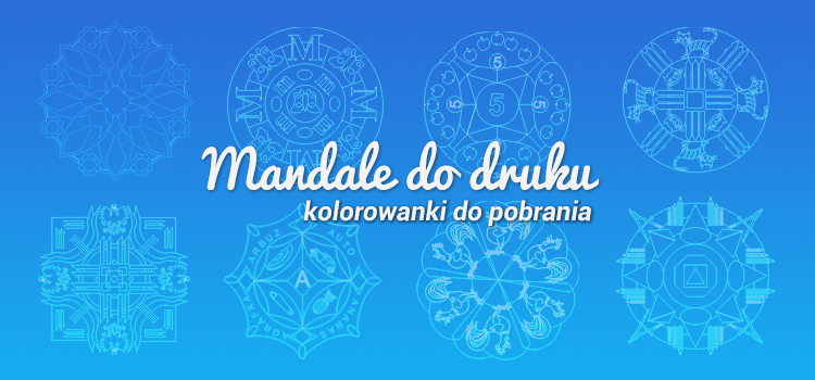 Mandala – kolorowanki do druku